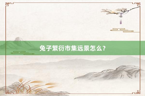 兔子繁衍市集远景怎么？
